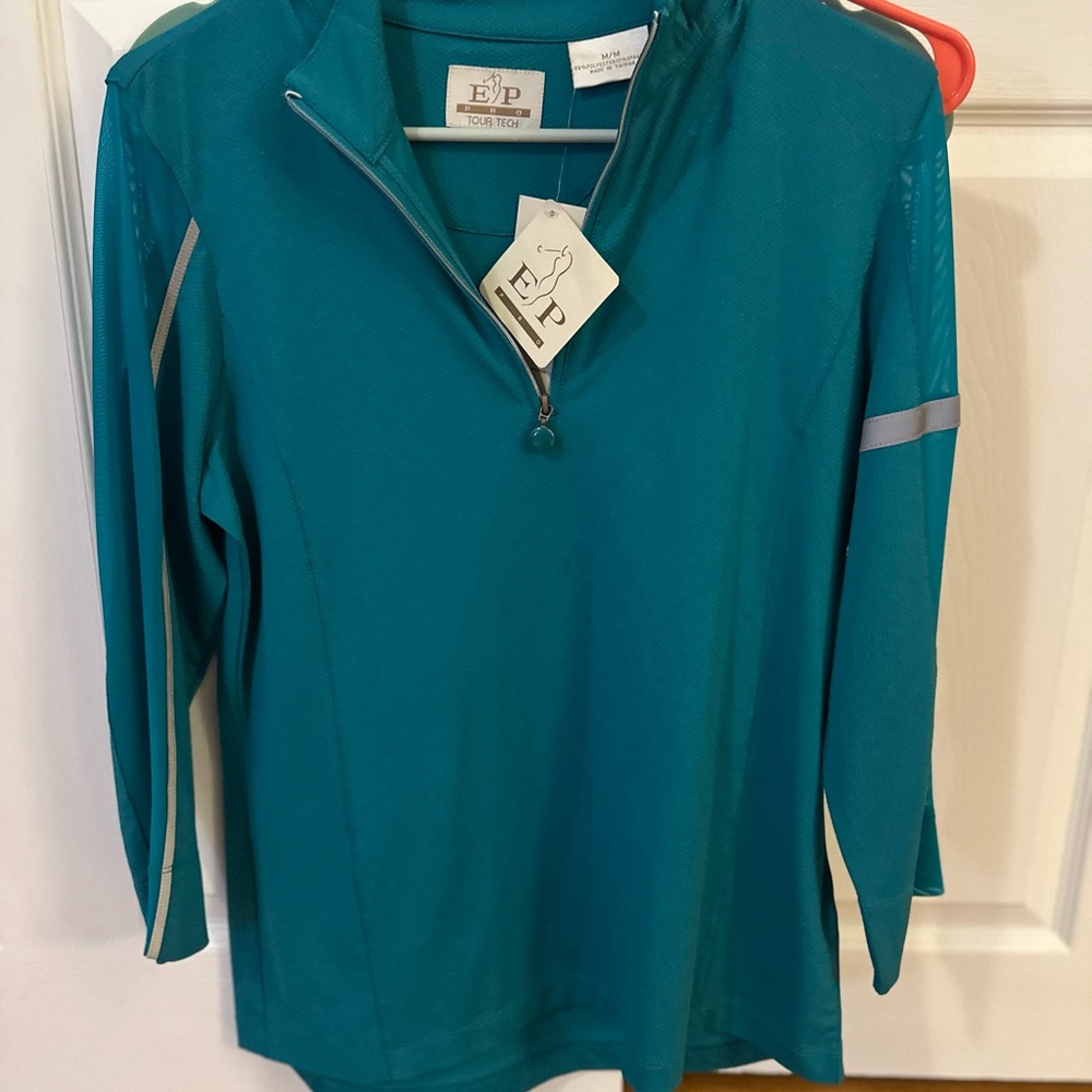 EP Pro Teal Quarter-Zip Pullover